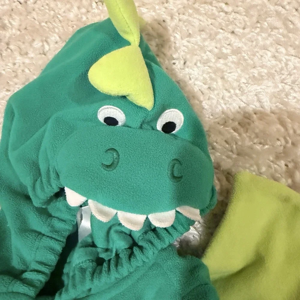 Carter's Baby Halloween Costume Dragon Dinosaur Green 3-6 Months - Picture 2 of 6